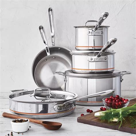 All-Clad Copper Core 10-Piece Cookware Set | Sur La Table