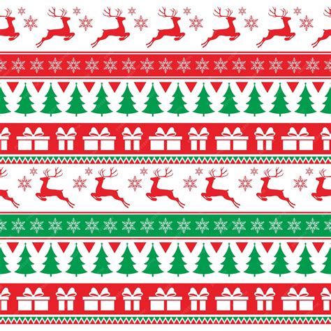 Premium Vector | Christmas pattern background design