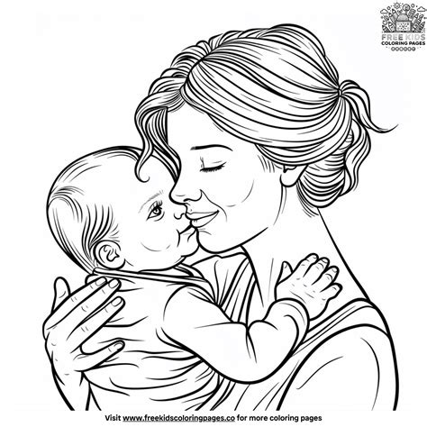 Caring Social Worker Coloring Pages