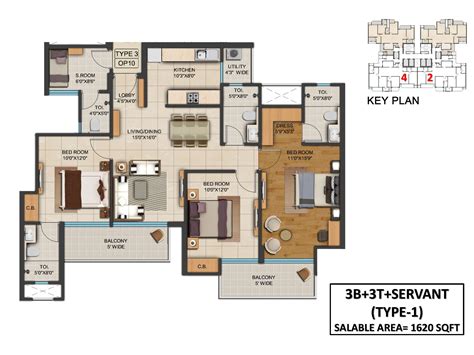 Floor Plan - Amrapali Aurum Towers