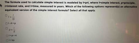 Image result for Simple Interest Formula