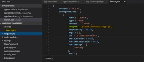 Visual Studio Code Projects Using Angular and Node 的图像结果