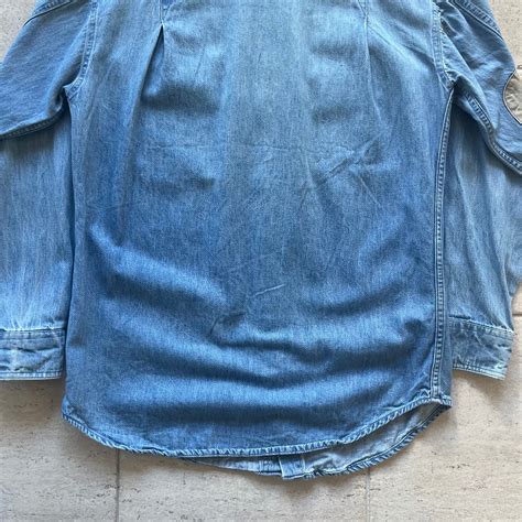 80’s Woolrich Denim Long Sleeve Shirt | DESERTSNOW