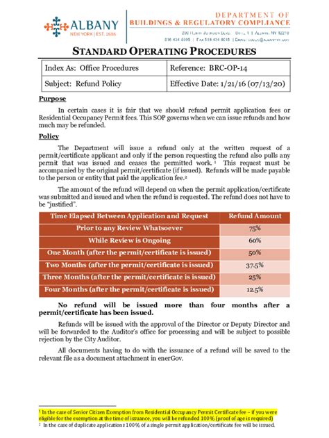 Fillable Online 45+ Standard Operating Procedure (SOP) Templates (PDF ...