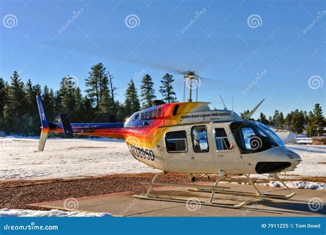 Bell 206 Jet Ranger Helicopter Editorial Image - Image of chopper, blur ...
