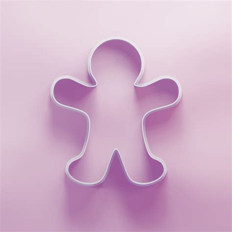 GingerBread man plain Cookie Cutter - Cutting About