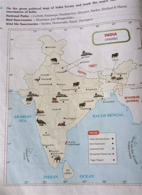 Outline Political Map Of India Mark And Label - Printable Free Templates