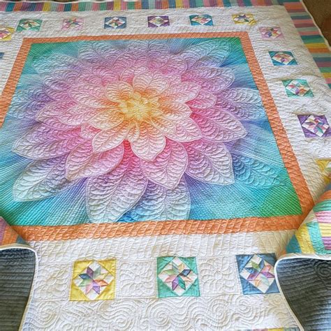 Image result for Playful Creative Flower Panel Quilt Pattern