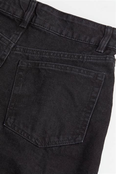 Denim shorts - Black - Ladies | H&M IN