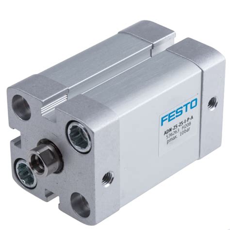 ADN-25-25-I-P-A Festo | Festo Pneumatic Cylinder 25mm Bore, 25mm Stroke ...
