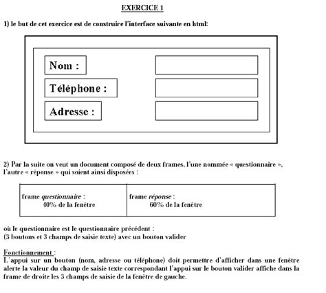 Image result for Exercice Programmation HTML Debutant