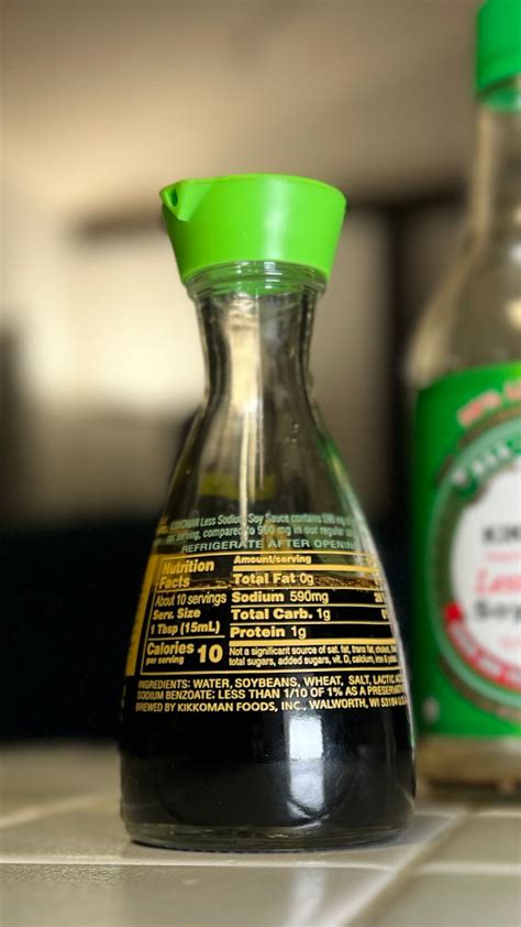 Soy Sauce Food Labels