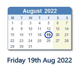 19 August 2022: History, News, Top Tweets, Social Media & Day Info - IN