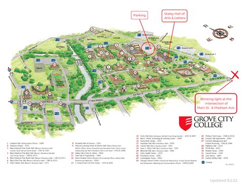 Directions + Map | Grove City College Center for E+I