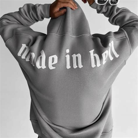 Premium Oversized Hoodie - Made in Hell - 15 Days Return – Strong Soul