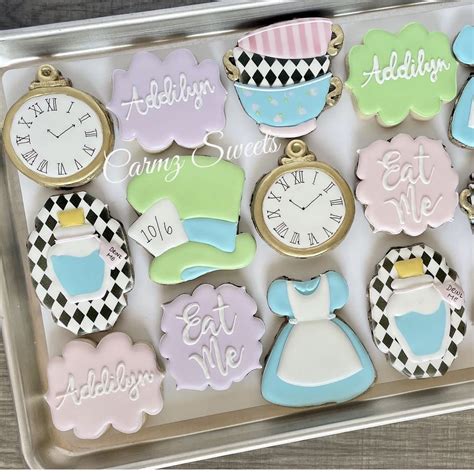 Alice in wonderland cookies – Artofit