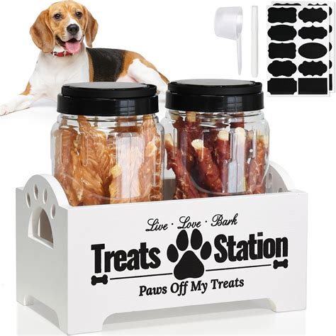 Amazon.com: Dog Treat Container Dog Food Container for Dog Food Storage ...