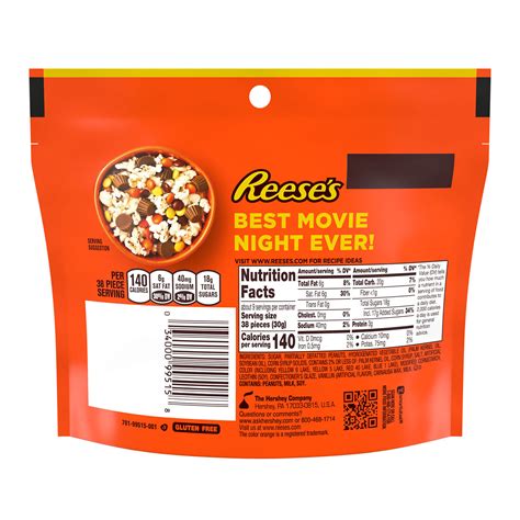 REESE'S PIECES Peanut Butter Candy Bag, 9 oz