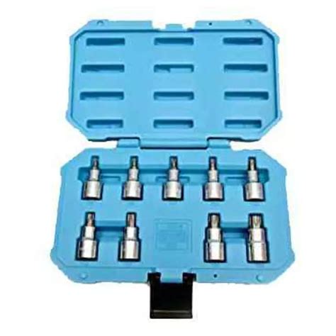 Taparia 1/2 Inch Square Drive Trox Bit Socket Set SBST9 (9 Pcs ...