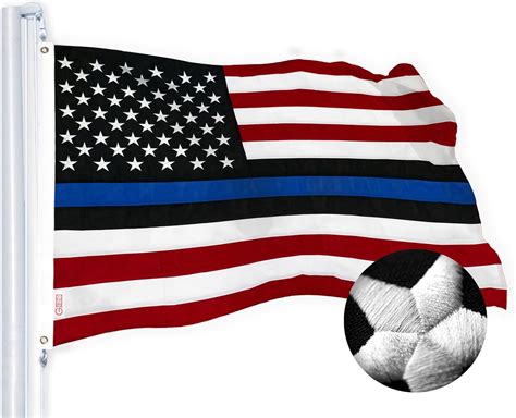 Amazon.com : G128 Blue Lives Matter Flag | 3x5 Ft | StormFlyer Series ...