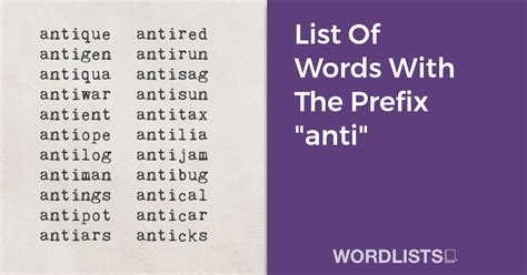 List Of Words With The Prefix "mono"