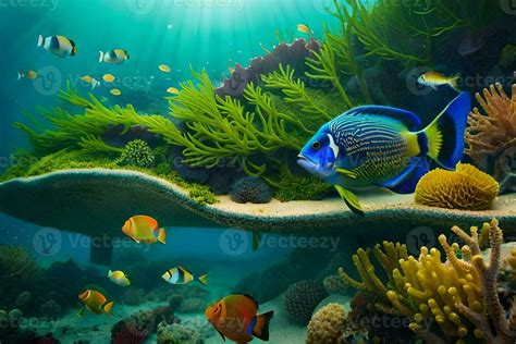 underwater fish wallpaper hd wallpaper wallpapers for the desktop. AI ...