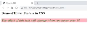 Making Hover Over CSS 的图像结果