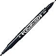 Zebra Permanent Marker McKee Extra Fine P-MO-120-MC-BK Black : Amazon ...