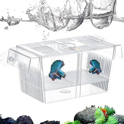 VAYINATO Fish Breeding Box Tank Hatchery Incubator Aquarium Isolation ...