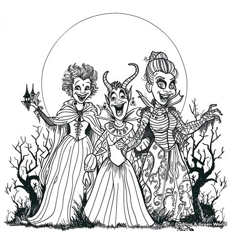Sanderson Sisters Hocus Pocus Coloring Pages - Free & Printable!