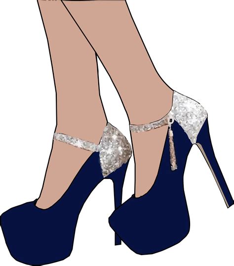 High-heeled footwear Shoe Clip art - high heel png download - 1940*2204 ...