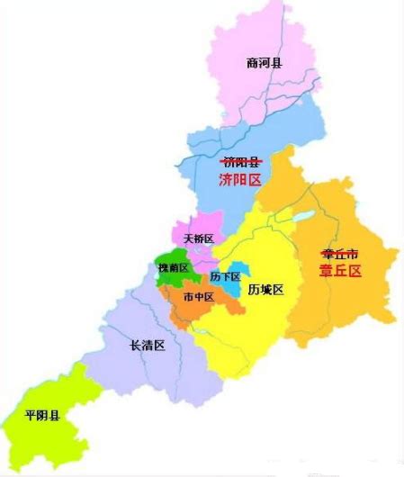 济南市共有几个区 有详细的地图划分吗_百度知道