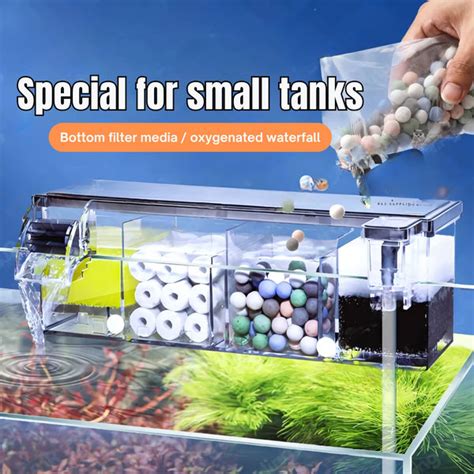SOBO Multifunctional External Wall-Mounted Waterfall Filter with Bio W ...