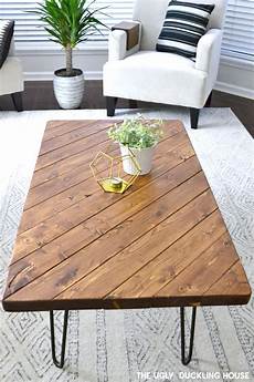Diy Coffee Table by My 15 Minute Diy Hairpin Leg Coffee Table Duckling Diy Coffee Table