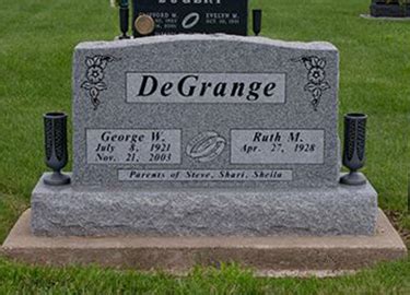 Monument Samples | Schmitz Funeral Homes