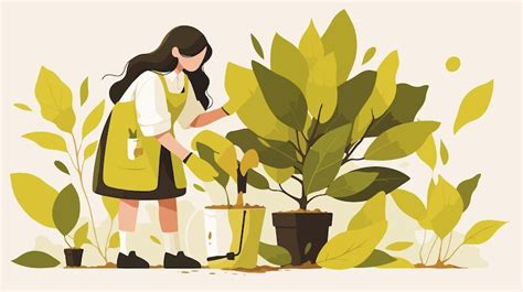 Professional preparation for planting magnolia into soil | Premium AI ...