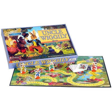 Winning Moves Uncle Wiggily Game, Board Game with Simple Rhymes, Numbers, and Symbols for Ages 4 ...
