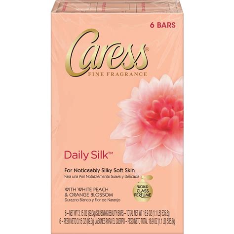 Caress Daily Silk Beauty Bar Soap, Moisturizer Infused, 3.15 oz, Pack ...