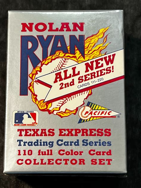 1991 Pacific Nolan Ryan TEXAS EXPRESS 110 Card Collector Set, Series ...