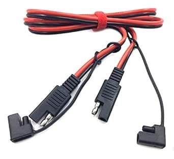 1M/3.2ft SAE to SAE 14AWG Automotive Extension Cable Quick Disconnect ...