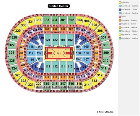 United Center, Chicago IL - Seating Chart View