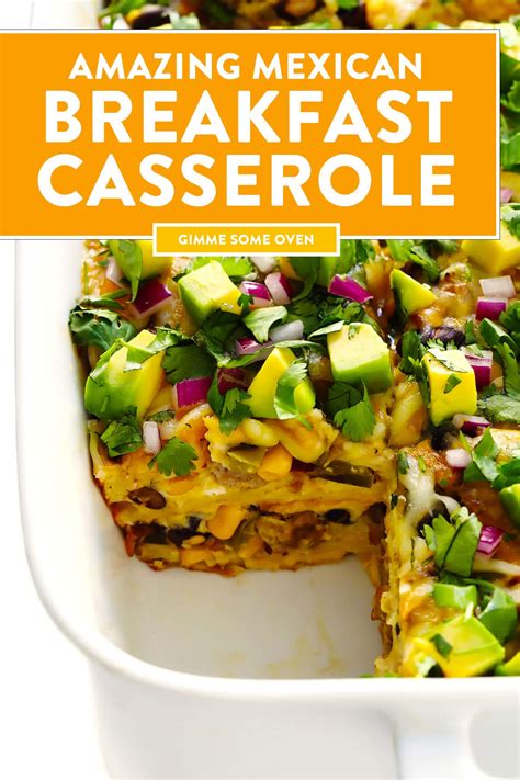 Amazing Mexican Breakfast Casserole | Gimme Some Oven