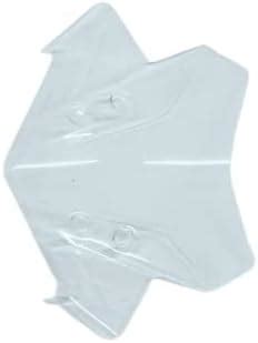 FK Racing Yamaha Sport Screen Smoke Visor for Aerox 155 (Transparant ...