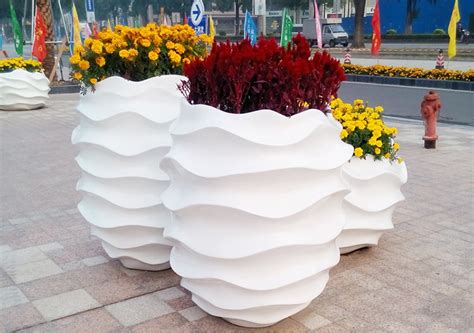玻璃钢花盆花箱-深圳市益联玻璃钢制品有限公司