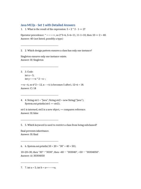 Image result for Java MCQs Questions