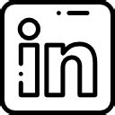 Linkedin Detailed Rounded Lineal icon | Freepik