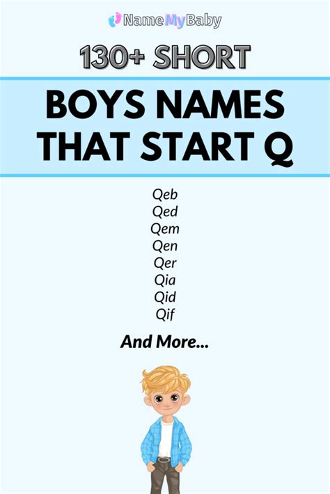 130+ Boys Names That Start With Q | Name My Baby