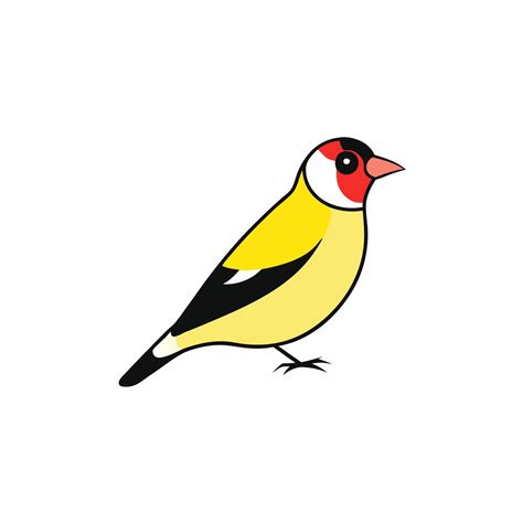 Goldfinch Bird Design for Logos and Digital Artwork 55205078 Vector Art ...
