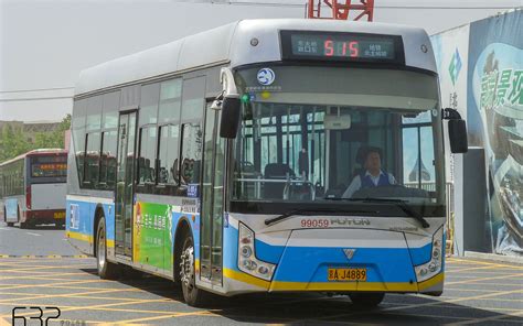 北京公交515路 福田BJ6123C6B4D-1 纯电动公交在线运营 电机声音实录 2012年_哔哩哔哩_bilibili