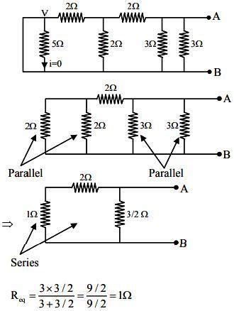 The equivalent resistance of the given circuit between the terminals A ...